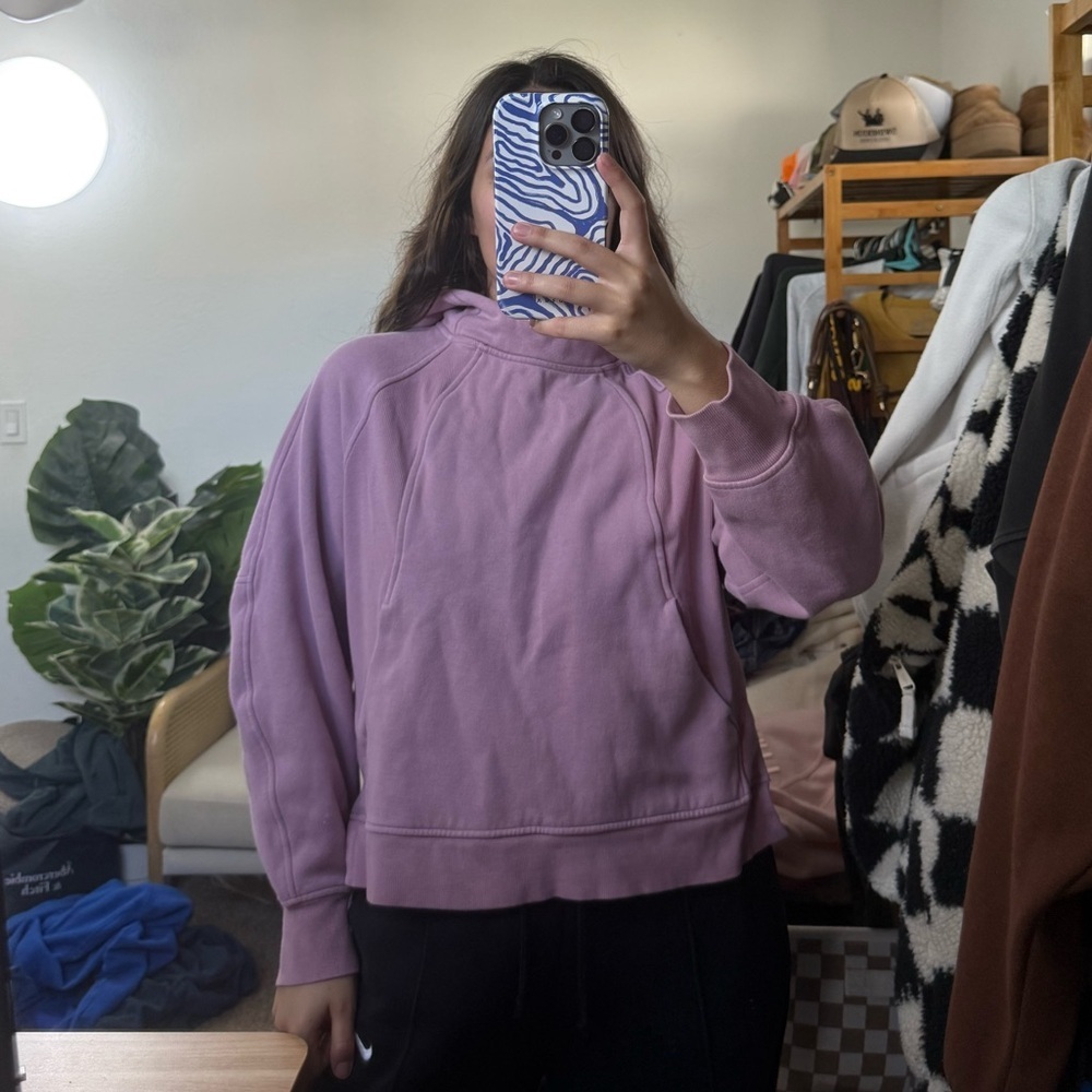 Lululemon Scuba Oversized Side-Slit Hoodie Size XS/S - Picture 3 of 11